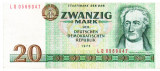 Germania DDR 20 Mark 1975 P-29b Seria LQ0569047