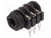 Conector jack, Jack 6,3mm, 3 contacte, mama, NINIGI - JC-214