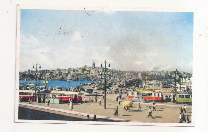FA63-Carte Postala- TURCIA - Istanbul, Eminonu Square, circulata 1960