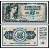 Iugoslavia 1968 - 5 dinara UNC