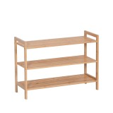 Cumpara ieftin Pantofar 3 rafturi bambus Kreno 70x26x50 cm