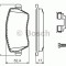 Set placute frana,frana disc DACIA LOGAN MCV (KS) (2007 - 2016) BOSCH 0 986 494 592