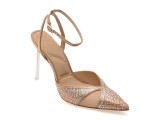 Saboti eleganti ALDO nude, DUNMERE 269, din material textil