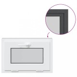 Cumpara ieftin Fereastra de subsol RISOR 60x40 cm inclinat 3 geamuri Antracit