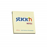 Notes Autoadeziv 76 X 76 Mm, 100 File, Stick&quot;n - Galben Pastel