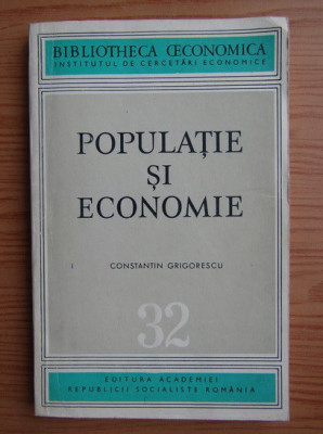 Constantin Grigorescu - Populatie si economie foto