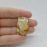 Cabochon mookait breciat 31x21x6mm c27, Stonemania Bijou