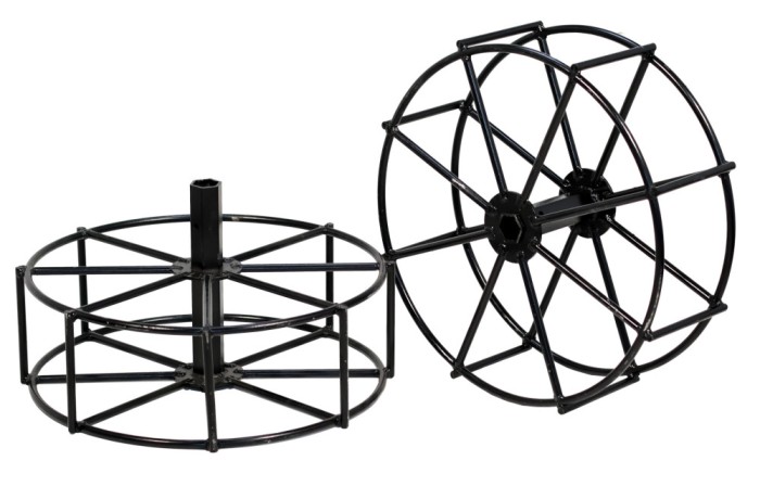 ProGARDEN Set roti metalice 500x170, manicot cu flanse hex 23mm pentru motocultor Campo ProAdvanced PowerfulTools
