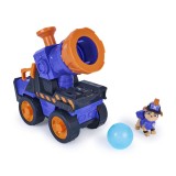 PATRULA CATELUSILOR RUBBLE SI ECHIPA SET FIGURINA SI VEHICUL MEGA BLASTER