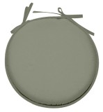 Pernă De Scaun Ronde Nelson 40X40 Cm, Culoare Gri Deschis, 100% Poliester