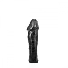 Dildo All Black PVC 28 cm