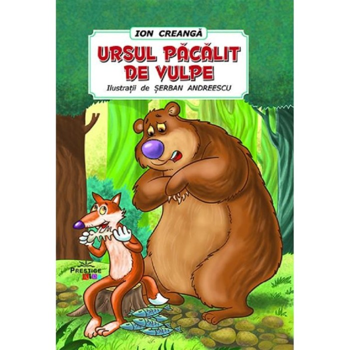 Ursul pacalit de vulpe. Poveste