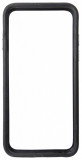 Husa bumper TPU + plastic negru (interior transparent) pentru Apple iPhone 6/6S