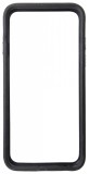 Husa bumper TPU + plastic negru (interior transparent) pentru Apple iPhone 6/6S