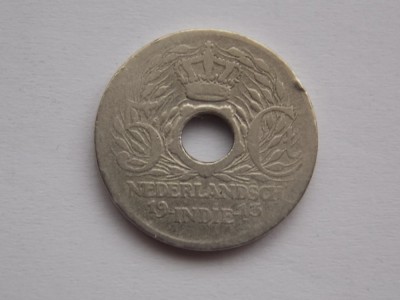 5 CENTS 1913 INDIILE OLANDEZE foto