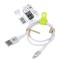 Cablu USB 2.0 Apple Lightning - Goobay, 0,5m, alb, 60W