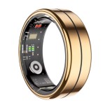 Cumpara ieftin Inel inteligent iSEN R04 Auriu, Ritm cardiac, Oxigen in sange, Stres, Somn, Moduri sport, 15mAh