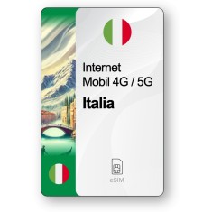 eSIM Internet Italia, valabil 7 zile, trafic 1 GB, Standard
