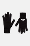 Moschino manusi femei, culoarea negru, M3155 65252