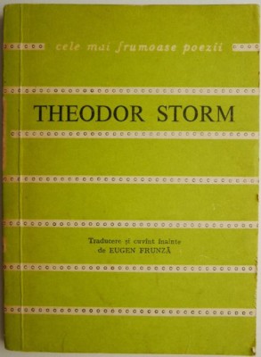 Poezii &amp;ndash; Theodor Storm foto