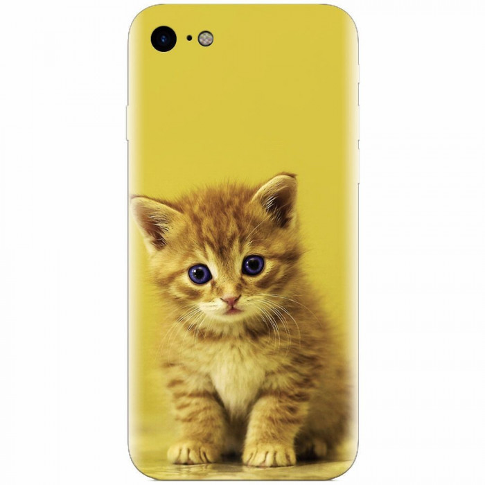 Husa silicon pentru Apple Iphone 7, Baby Kitten