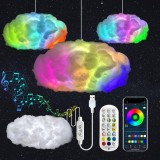 Lampa LED Ambientala Tip Nor Smart EMC ONSHOP&reg;, RGB, Sincronizare Muzica, Control Aplicatie Telefon/Telecomanda, Alimentare USB, DIY