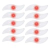 Set 10 lumini ambientale LED cu 3 moduri de iluminare pentru Bicicleta, Rosu