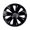 Set 4 capace roti Negre Cu Inel Cromat Energy R15 pentru gama auto Ford