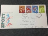 Anglia 1980 - sport, serie pe FDC