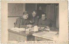 A112 Fotografie ofiteri romani 1932 Regimentul 1 Vanatori de Garda foto