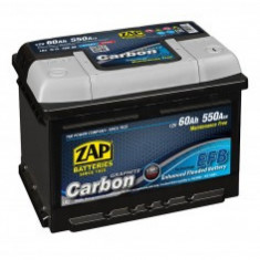 Baterie auto ZAP CARBON EFB Start & Stop 60Ah