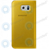 Portofel Samsung Galaxy S6 Edge Flip galben (EF-WG925PYEGWW)