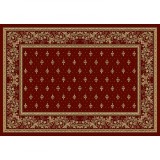 Covor Model Bisericesc Lotos 15066-210, Marime 80 x 150 cm, Grena, Rosu, Inaltime Fir 8 mm, Antialergic, Polipropilena, Manastire, Biserica, Altar, Na