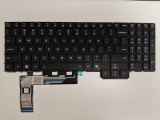 Tastatura Laptop, Lenovo, Legion 5 15AKP10 Type 83F1, iluminata, RGB Per Key, 24 pini, neagra, layout US