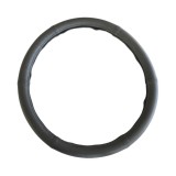 Husa Volan Piele Naturala Negru 47-48 cm Universal