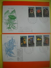 HOPCT PLIC FDC S NR 456 SET 2 FDC FLORA /FLORI SAN MARINO 1967