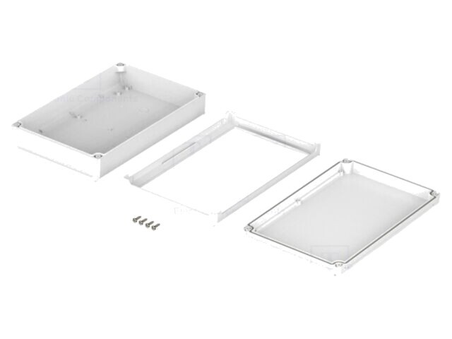 Carcasă desktop BOPLA BoVersa policarbonat albă 185x275x73mm IP66/IP68
