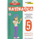 Sorin Peligrad, Dan Zaharia, Maria Zaharia - Matematica: aritmetica, algebra, geometrie clasa a V-a, partea a II-a (consolidare), Clasa 2