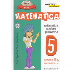 Sorin Peligrad, Dan Zaharia, Maria Zaharia - Matematica: aritmetica, algebra, geometrie clasa a V-a, partea a II-a (consolidare)