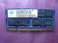 Memorii Laptop Nanya 2GB DDR2 PC-6400S 800Mhz foto