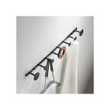 Suport Prosop si Accesorii Baie Negru Portocaliu GJ619 ModernLight Concept
