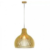 PENDUL TAVAN DIN LEMN E27 MAX 60W D35 X 45CM, V-TAC