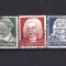 ✅ (S43) Germania Reich 1935 &quot;Aniversari - Sch&uuml;tz / Bach / Handel &quot; serie completa Michel 573/575, stampilate