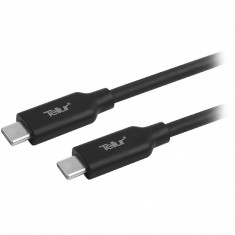 Cablu Date si Incarcare USB Type-C la USB Type-C Tellur, 5A, 1 m, Negru TLL155351