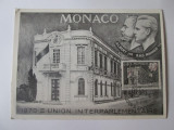 FDC/Carte postala maxima Uniunea Interparlamentara Monaco 1970, Europa, Organizatii internationale