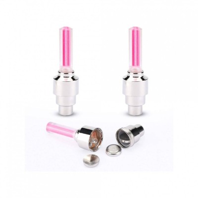 Set 2 capacele valve cu LED diverse culori foto