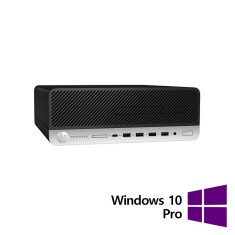 PC Refurbished HP ProDesk 600 G5 SFF, Intel Core i5-8500 3.00 - 4.10GHz, 8GB DDR4, 256GB SSD + Windows 10 Pro NewTechnology Media
