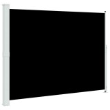 Cumpara ieftin Copertina laterala retractabila de terasa, negru, 220x314 cm