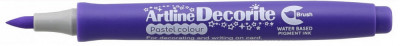 Marker Artline Decorite, Varf Flexibil (tip Pensula) - Mov Pastel foto