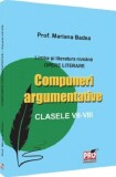 Cumpara ieftin Compuneri argumentative clasele VII-VIII - Paperback brosat - Mariana Badea - Pro Universitaria
